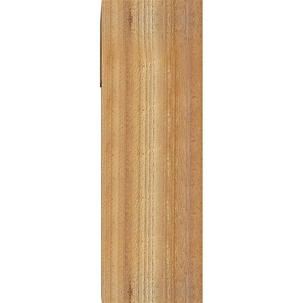8x22W x 24x22D x 24x22H Rough Sawn Bracket with Offset Brace, Western Red Cedar M5699