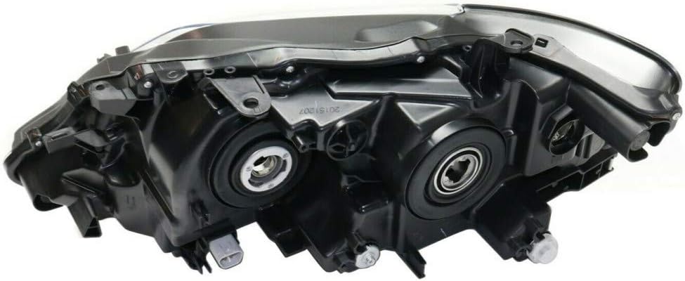 Passenger Side Black Housing Headlight Assembly X33274