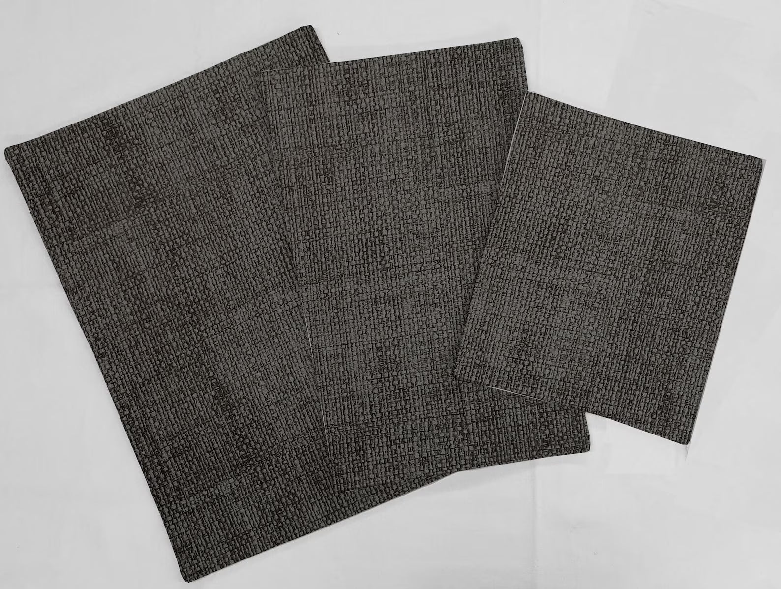 Faux Burlap Countertop Appliance Slider Mats 3-Pack F6968