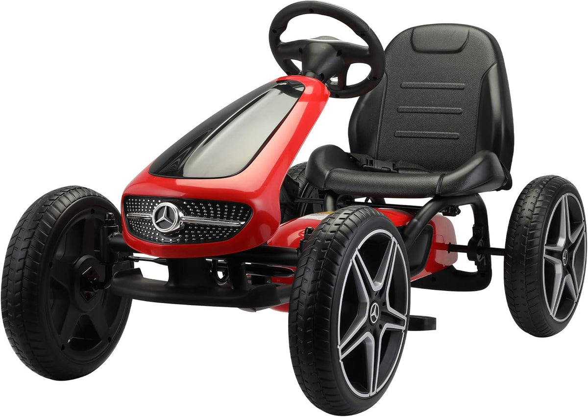 Pedal Go Kart for Kids, 4 Wheel, Adjustable Seat P4658