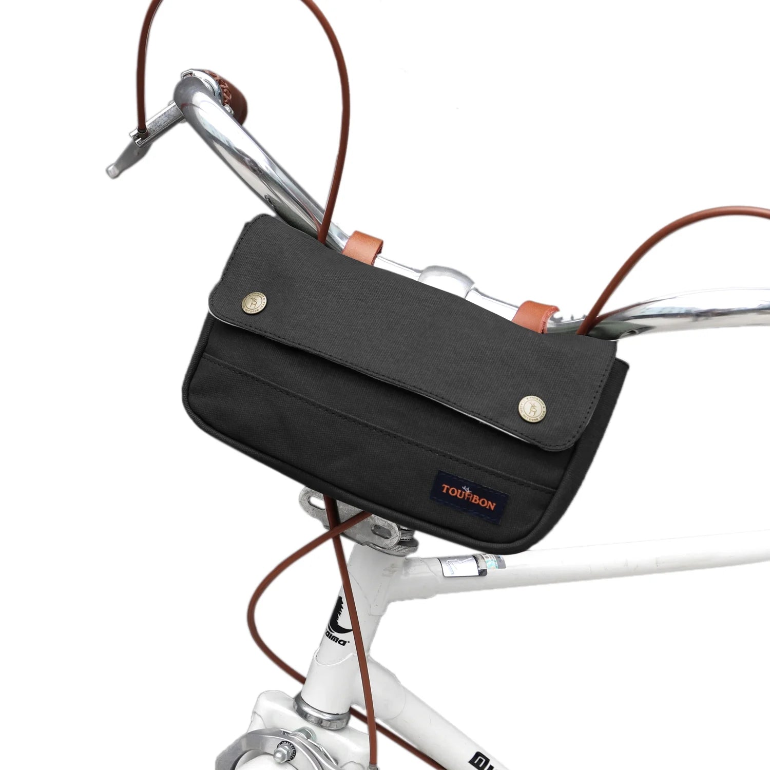 Waxed Canvas Waterproof Bicycle Handlebar Bag R665