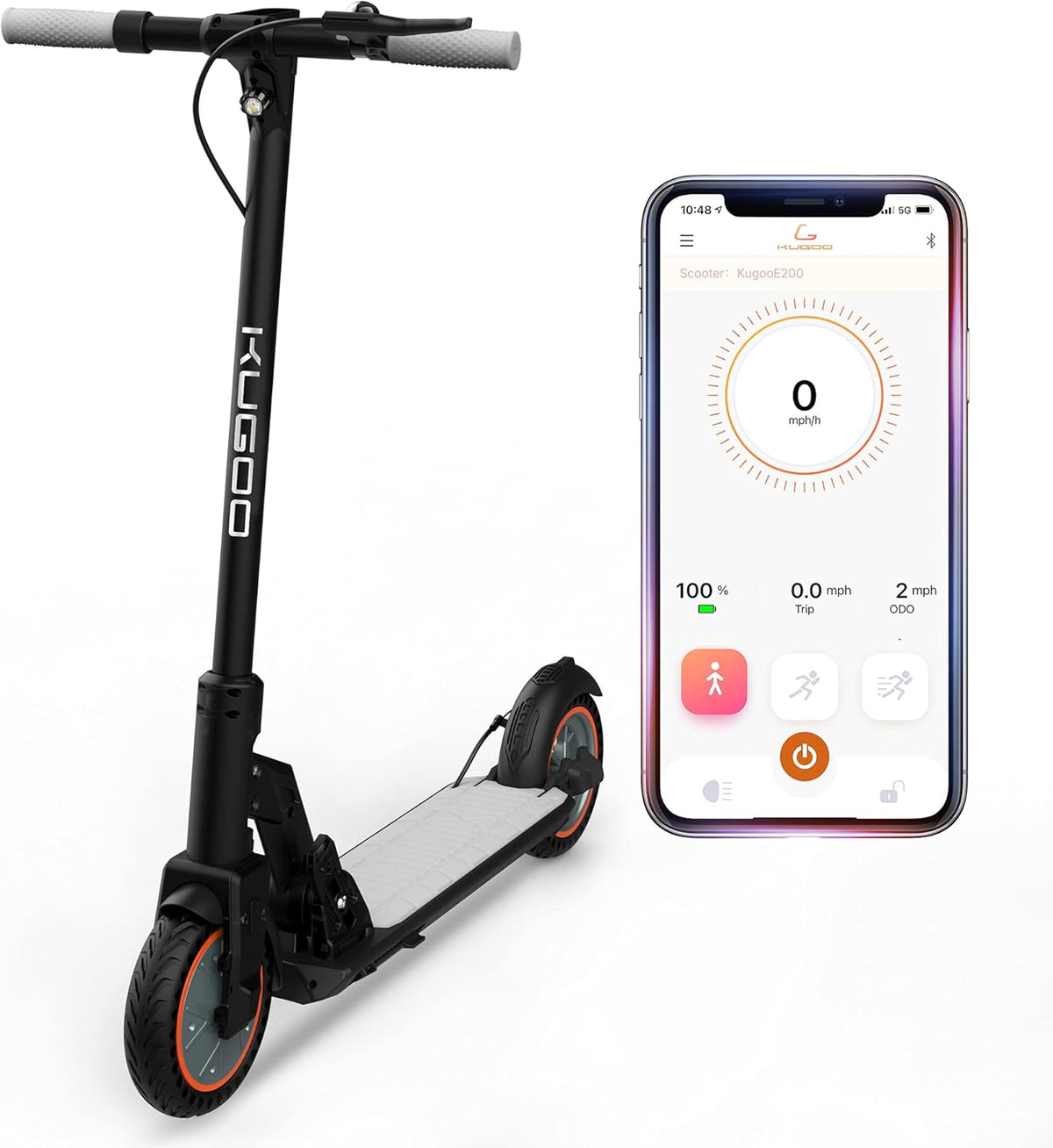 350W Electric Scooter with Foldable Frame & Handle Bar, 8 Inches Inflation-Free Tires F327