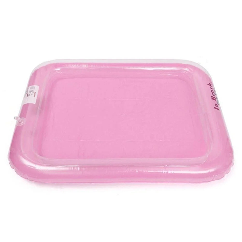 Pink Inflatable Sandbox Sand Toy Tray O70806