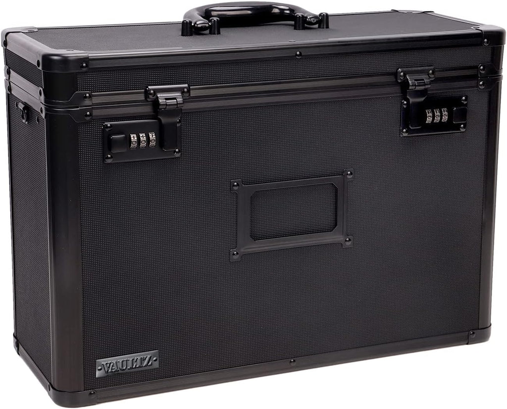 Locking File Organizer Box with Dual Combination Locks L945