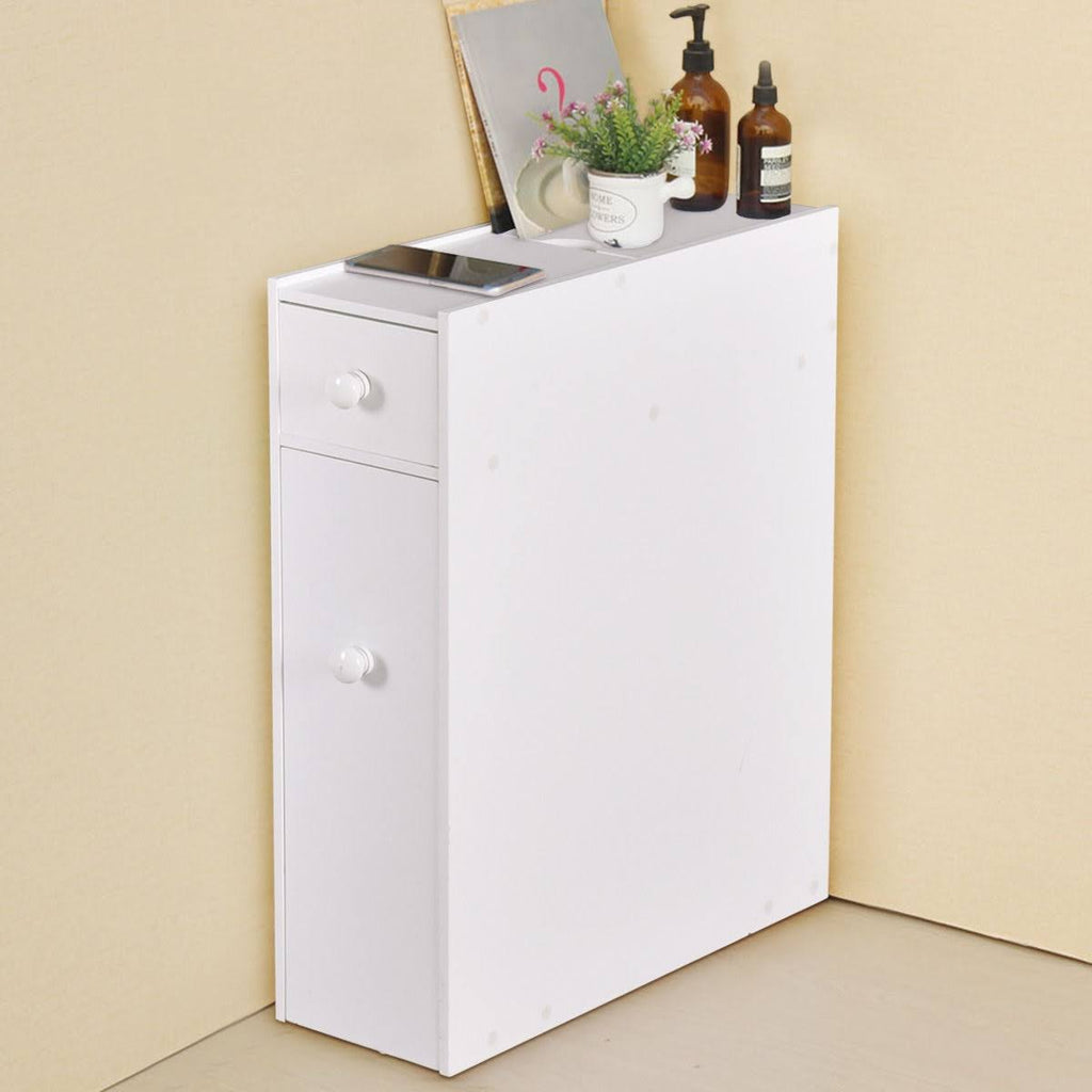 White Bathroom Cabinet Storage Organizer X4996