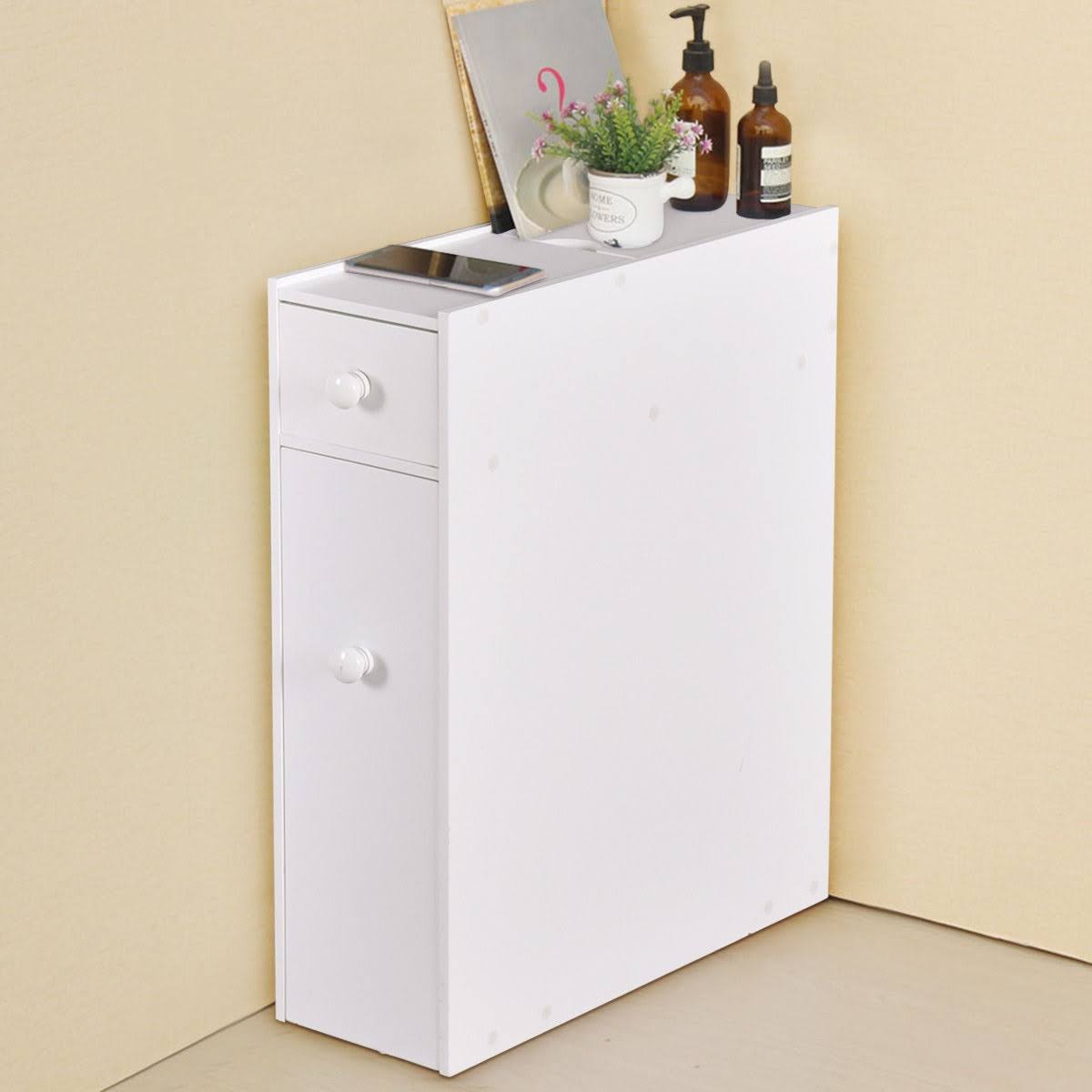 White Bathroom Cabinet Storage Organizer X4996