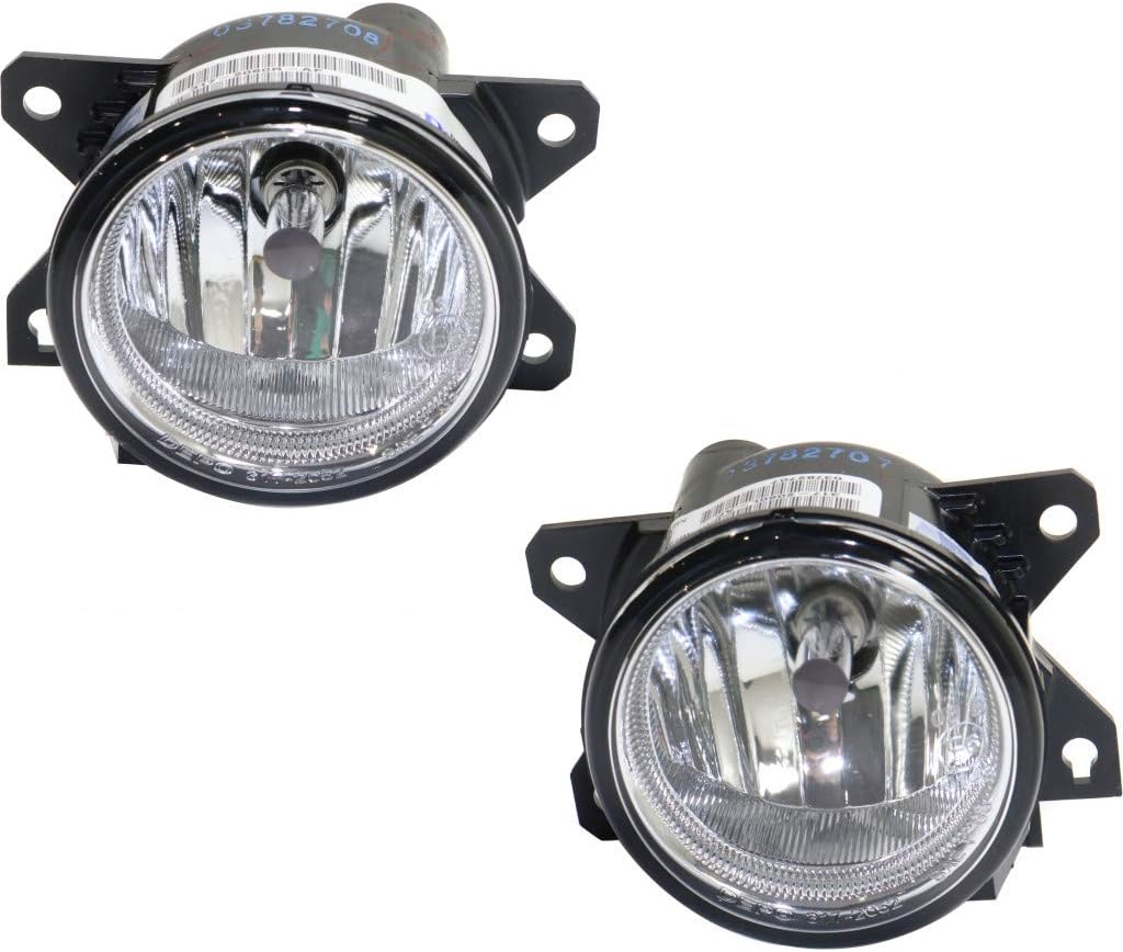 Fog Light Assembly for Honda Civic Sedan 2016 2017 2018 2019 Pair T7780