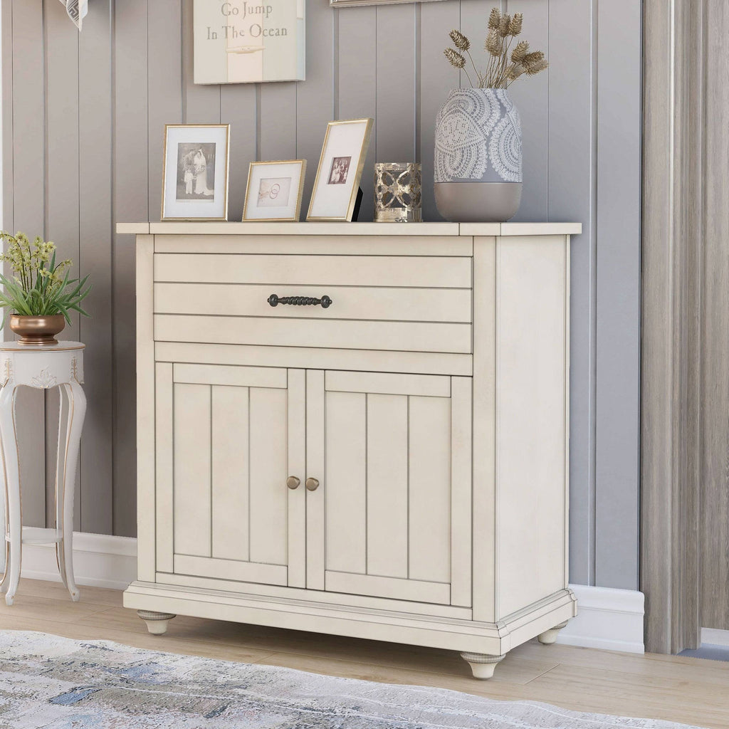 Antique White Hallway Cabinet Y636531