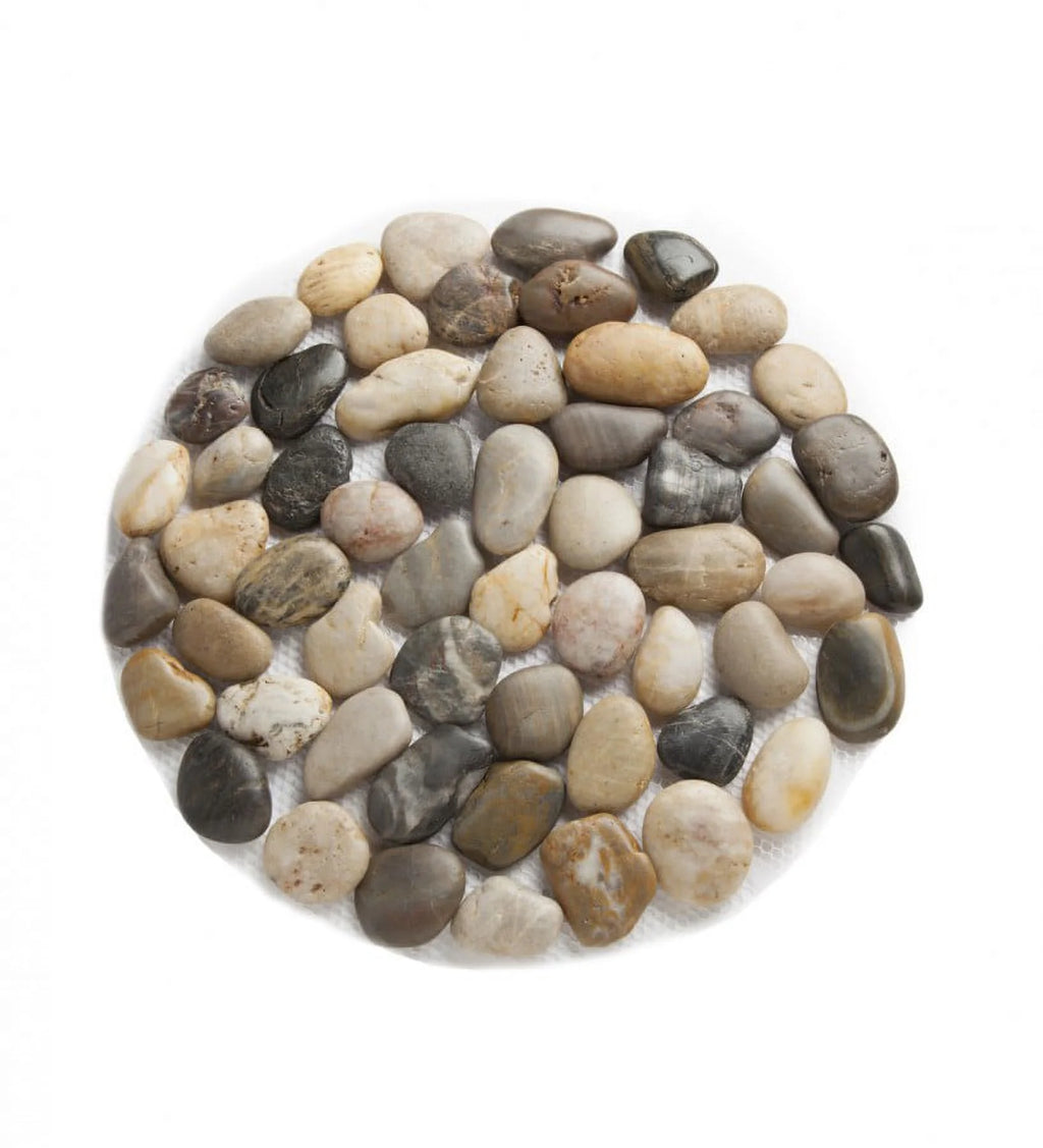 Set of 3 Natural River Rock Stepping Stones O69611