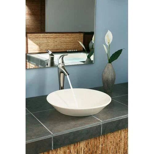 Conical Bell 17x22 Vessel Bathroom Sink - Almond P11217