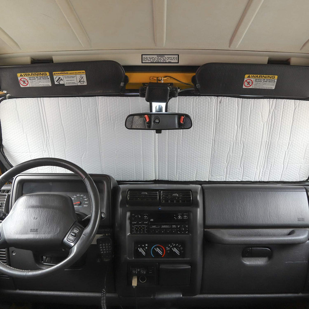 Windshield Sun Visor Foldable Sunshade Aluminum Foil Sun Shield O5982