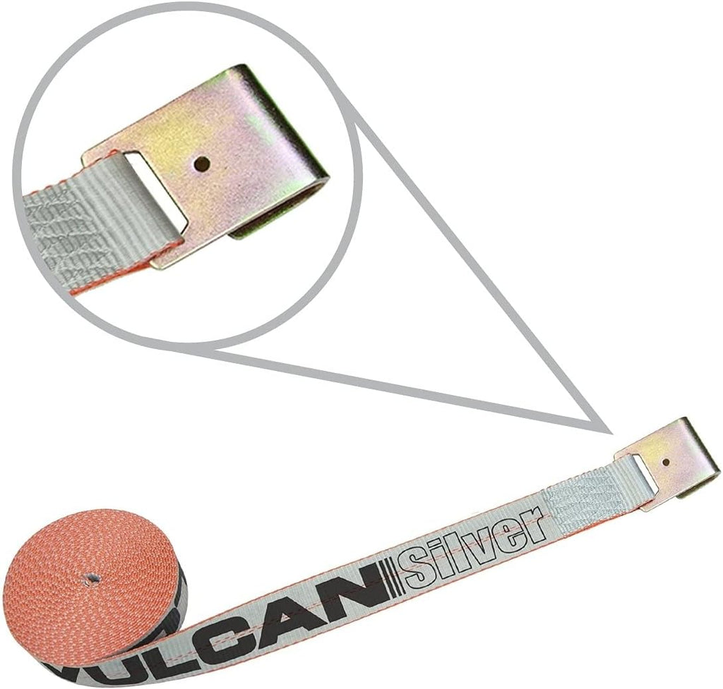 2 Inch x 27 Foot Winch Strap with Flat Hook, 4 Pack C437