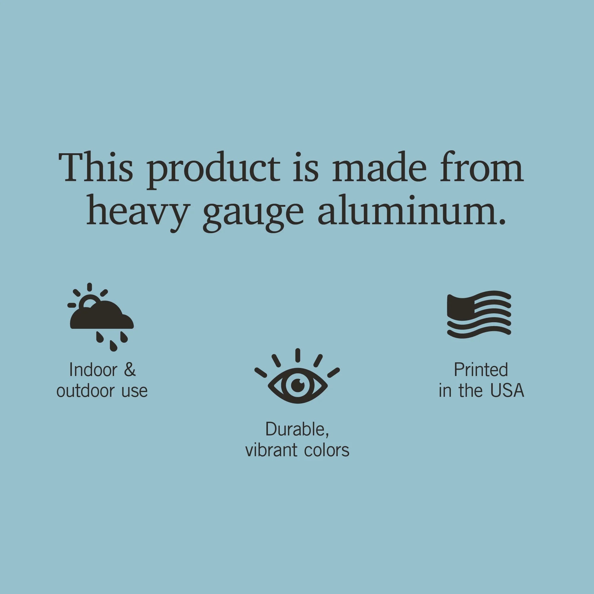 12x18 Aluminum Metal Sign Decor I107