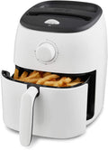 White 2.6Qt Electric Air Fryer Oven Cooker with Non Stick Fry Basket G3910