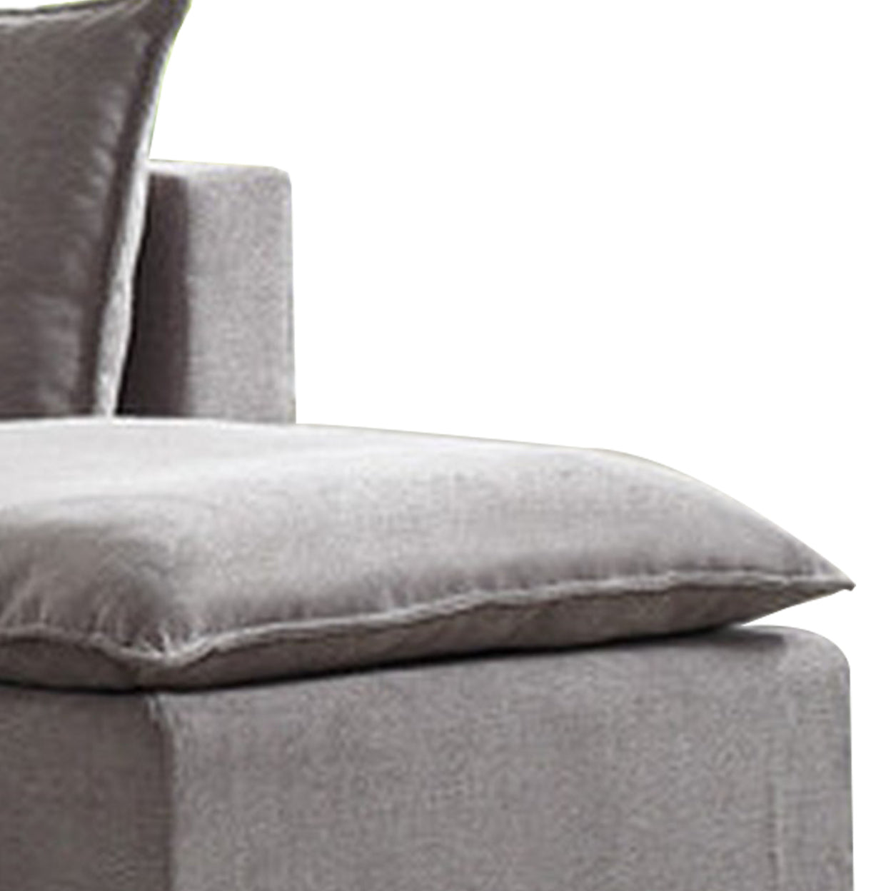 95 Inch Loveseat, Ottoman, and Console Table Set, Gray Z7807