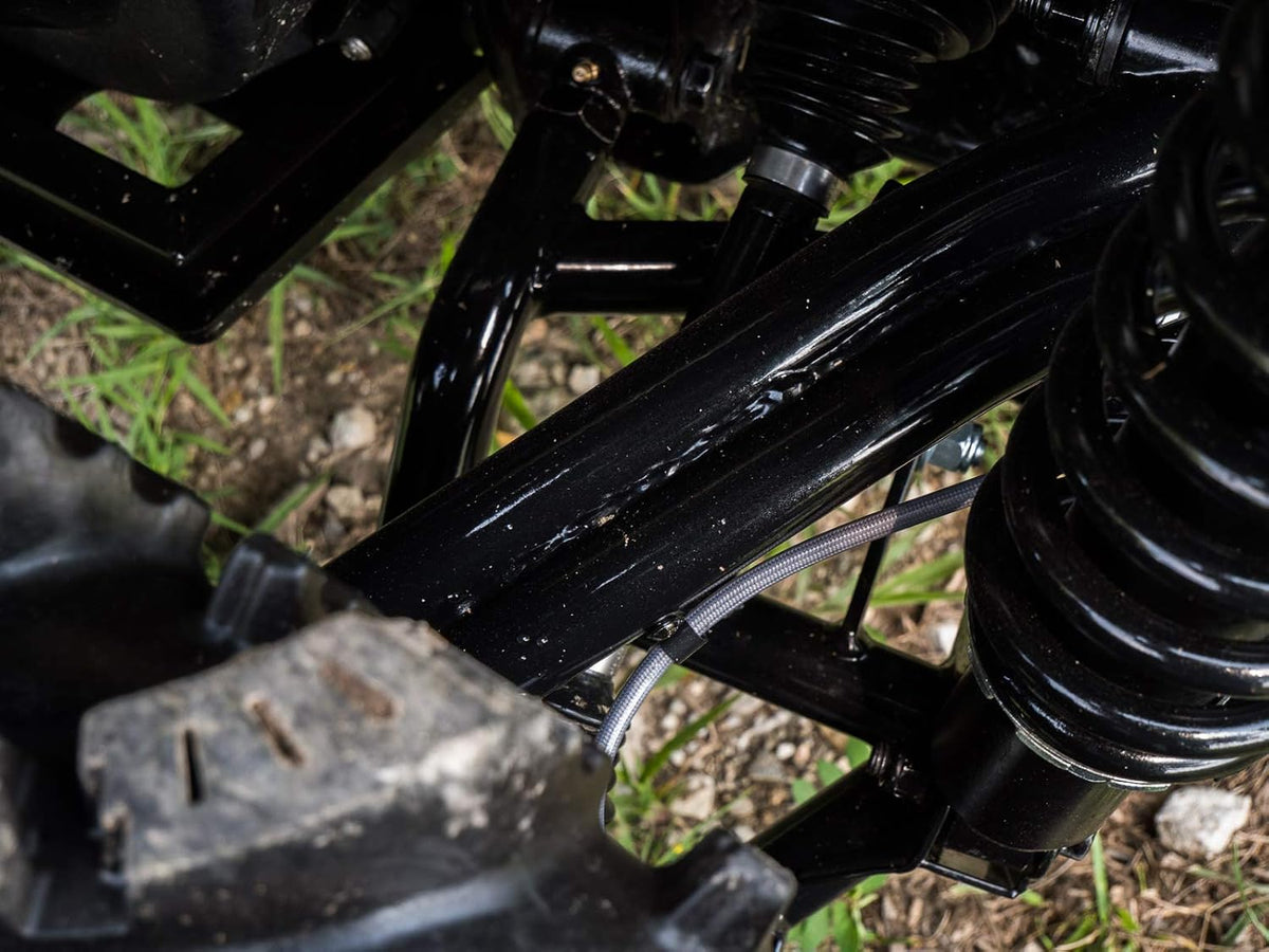 Heavy Duty High Clearance 1.5" Rear Offset A Arms for Can-Am Maverick Trail (2018+) - Black G121