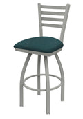 Swivel Counter Stool with Anodized Nickel Finish O68984