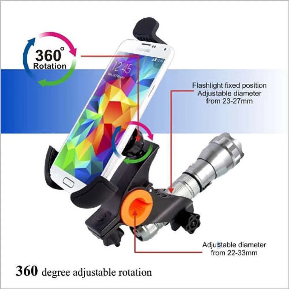 Heavy Duty Bicycle Handlebar Phone Holder Cradle P68960