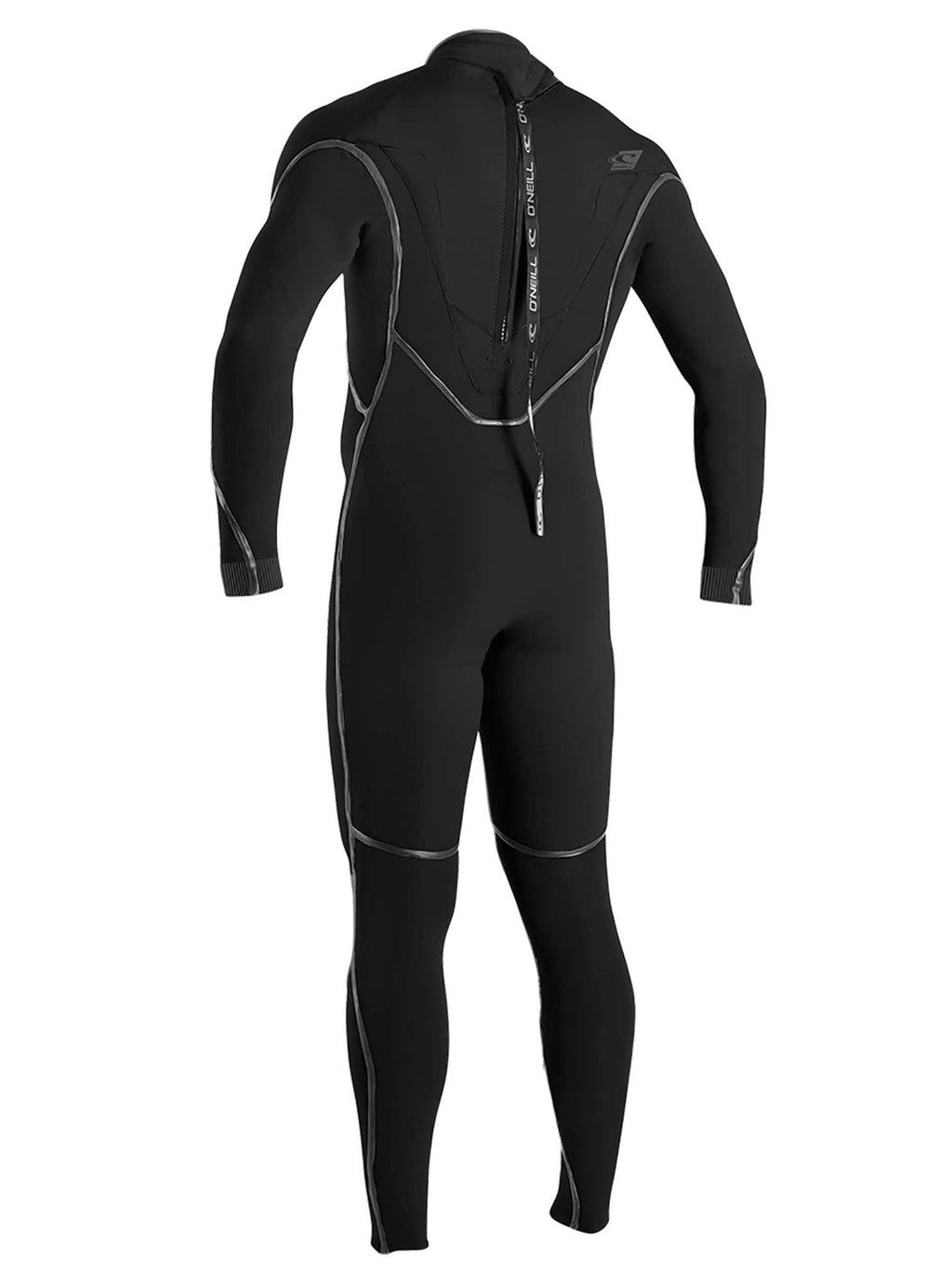 Black 4/3mm Back Zip Full Wetsuit G3682