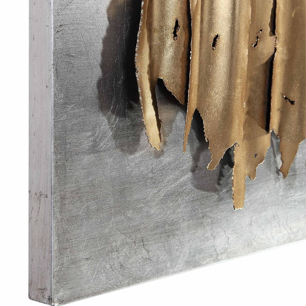 Gold Metal Wall Decor J407