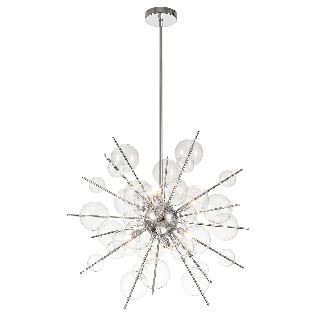 6-Light Globe Bubble Starburst Chandelier T313139