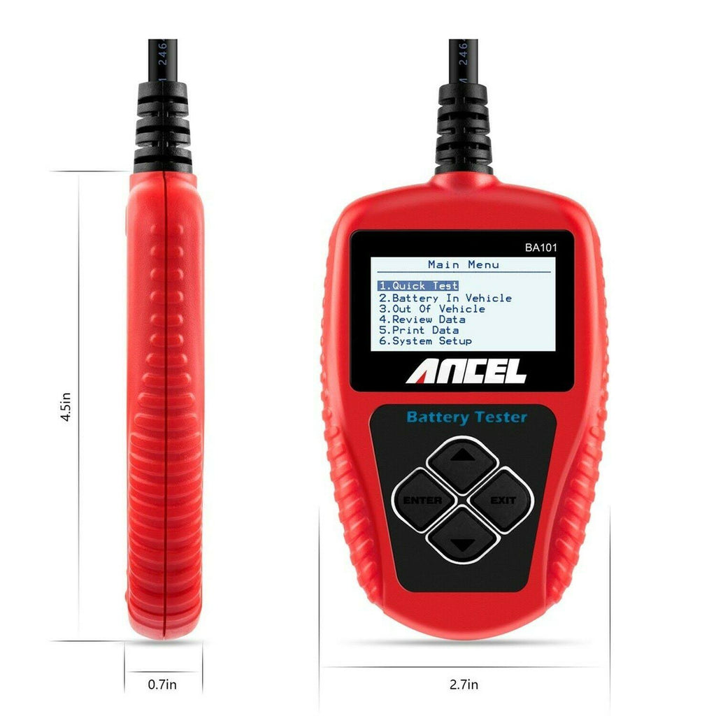 12V 100-2000 CCA Automotive Battery Tester I501