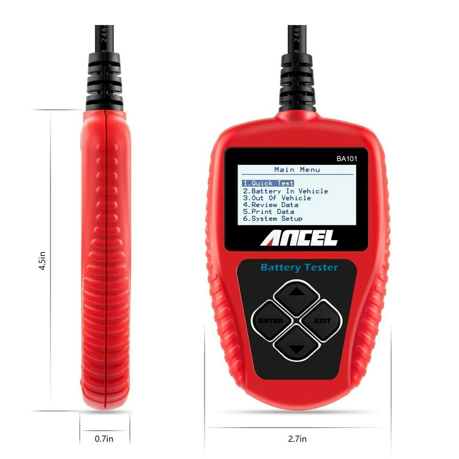 12V 100-2000 CCA Automotive Battery Tester I501