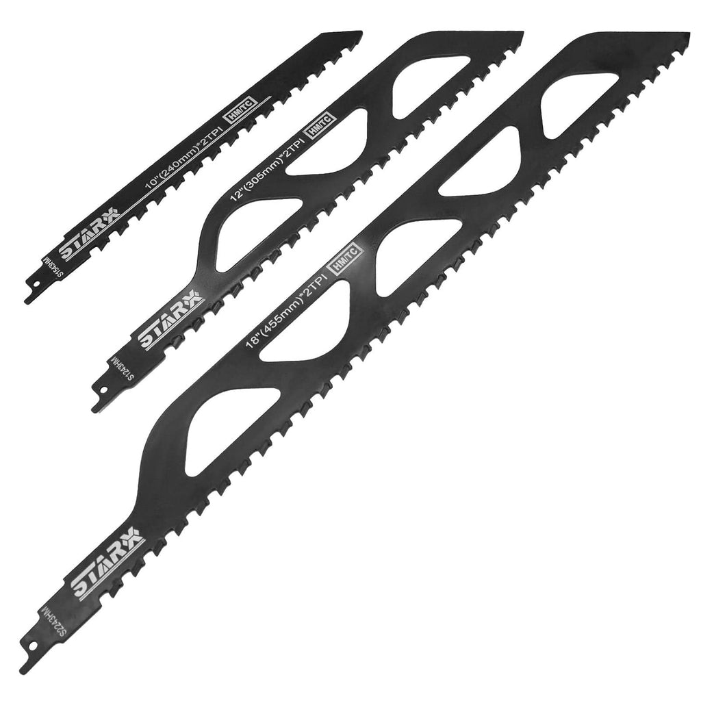 1/2" Universal Shank Tungsten Carbide Saw Blades (3pcs) Pack of 2 P889703