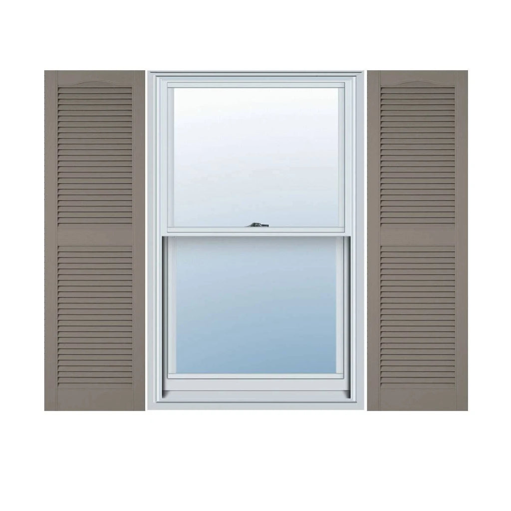 Clay Open Louver Shutters N75022