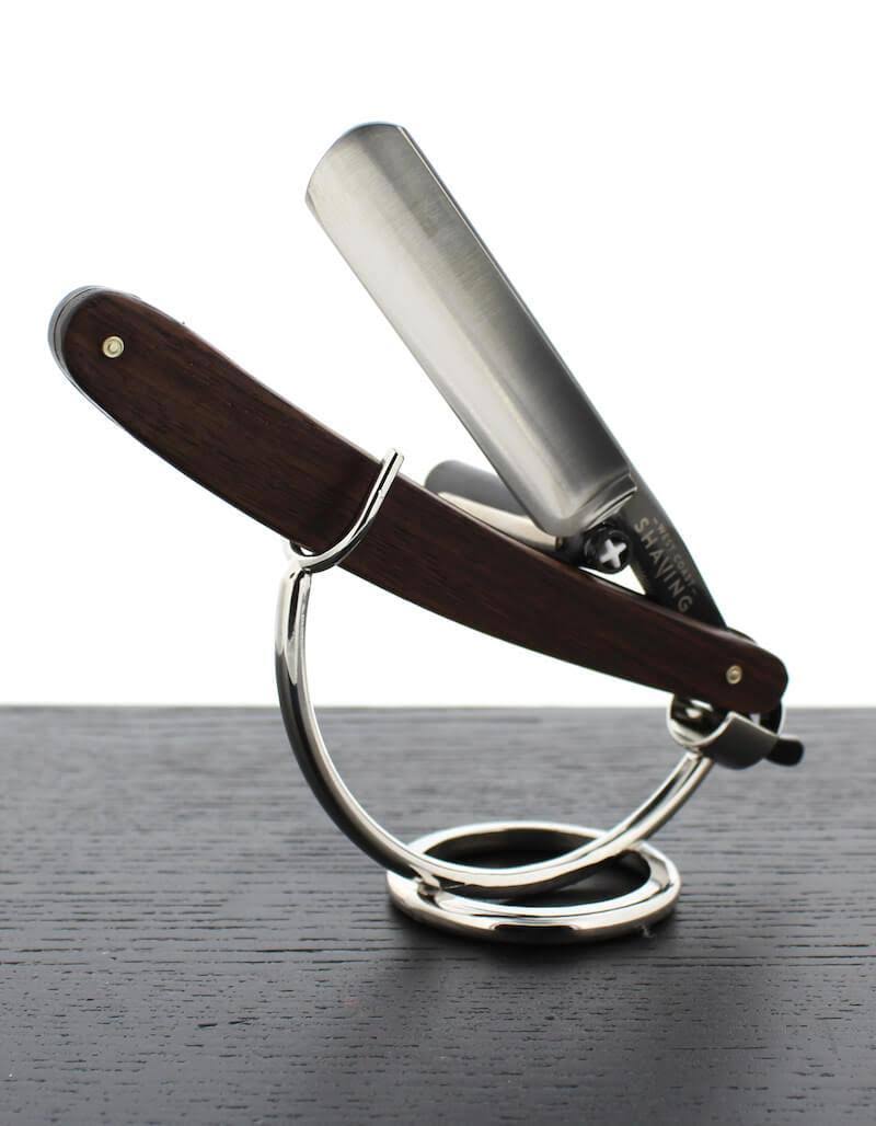 Rosewood Straight Razor, 5/8 Carbon Steel O977