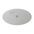 Stainless Steel Round Flat Fire Pit Pan, 24 in. J258211