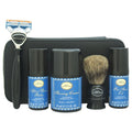 Lavender 7 Pc Shaving Travel Kit with Leather Case L37312