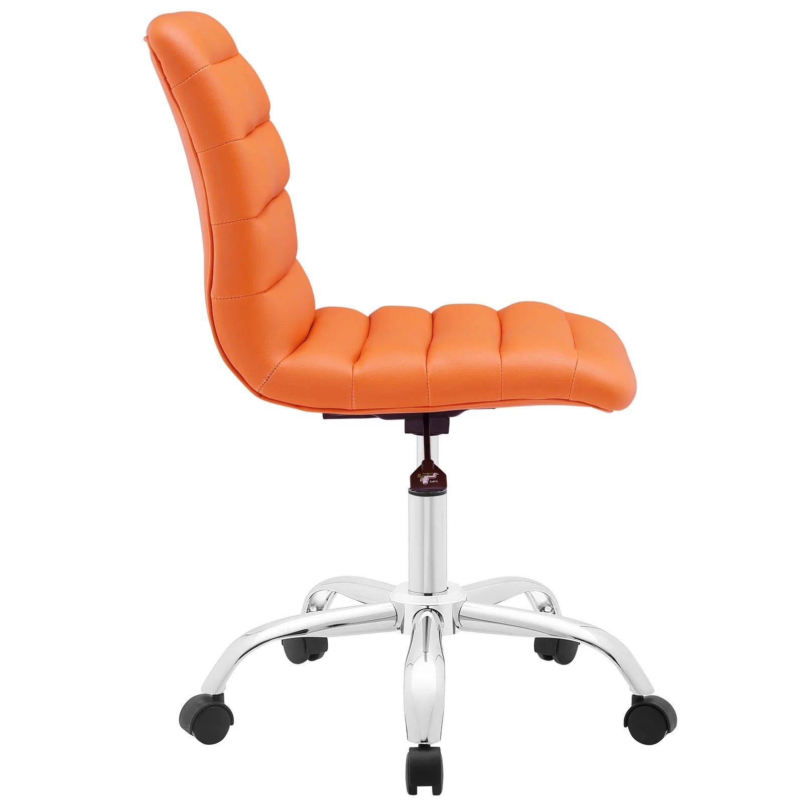 Orange Faux Leather Office Chair H988141
