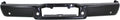 Step Bumper Powdercoated Black Steel with Rear Object Sensor Holes A51487