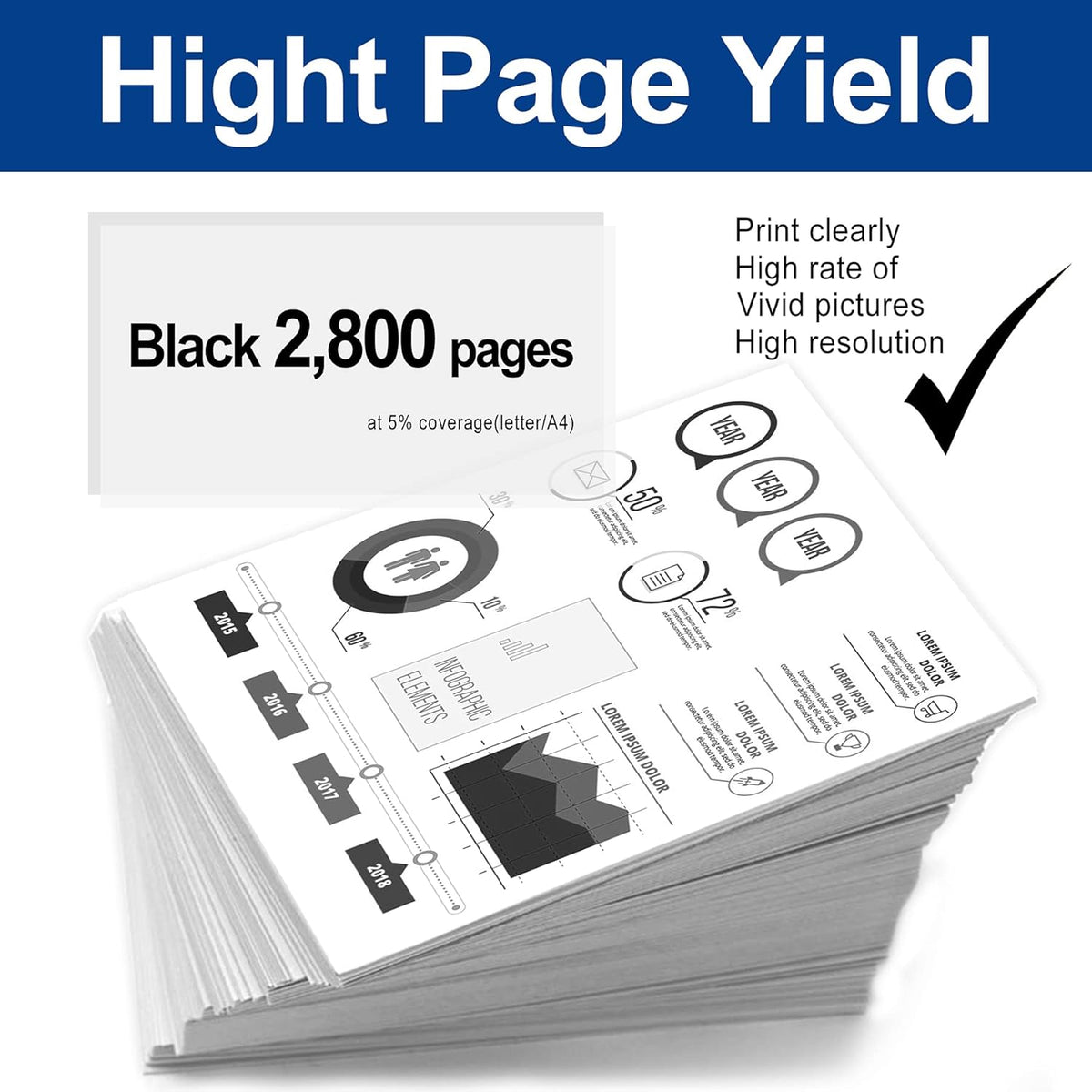 Black 410A Toner Cartridge Pack of 2 D793