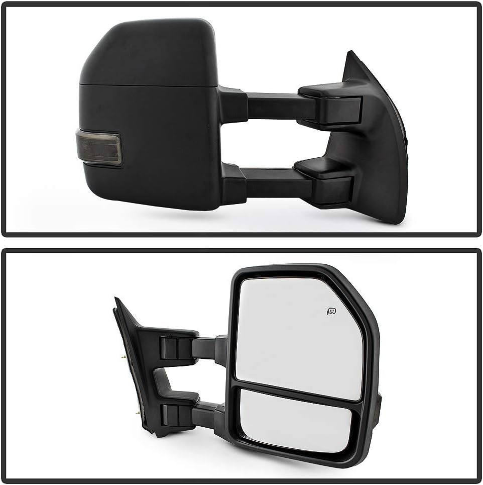 Telescoping Power Heat Signal Towing Mirrors for Ford F250 F350 F450 V5696