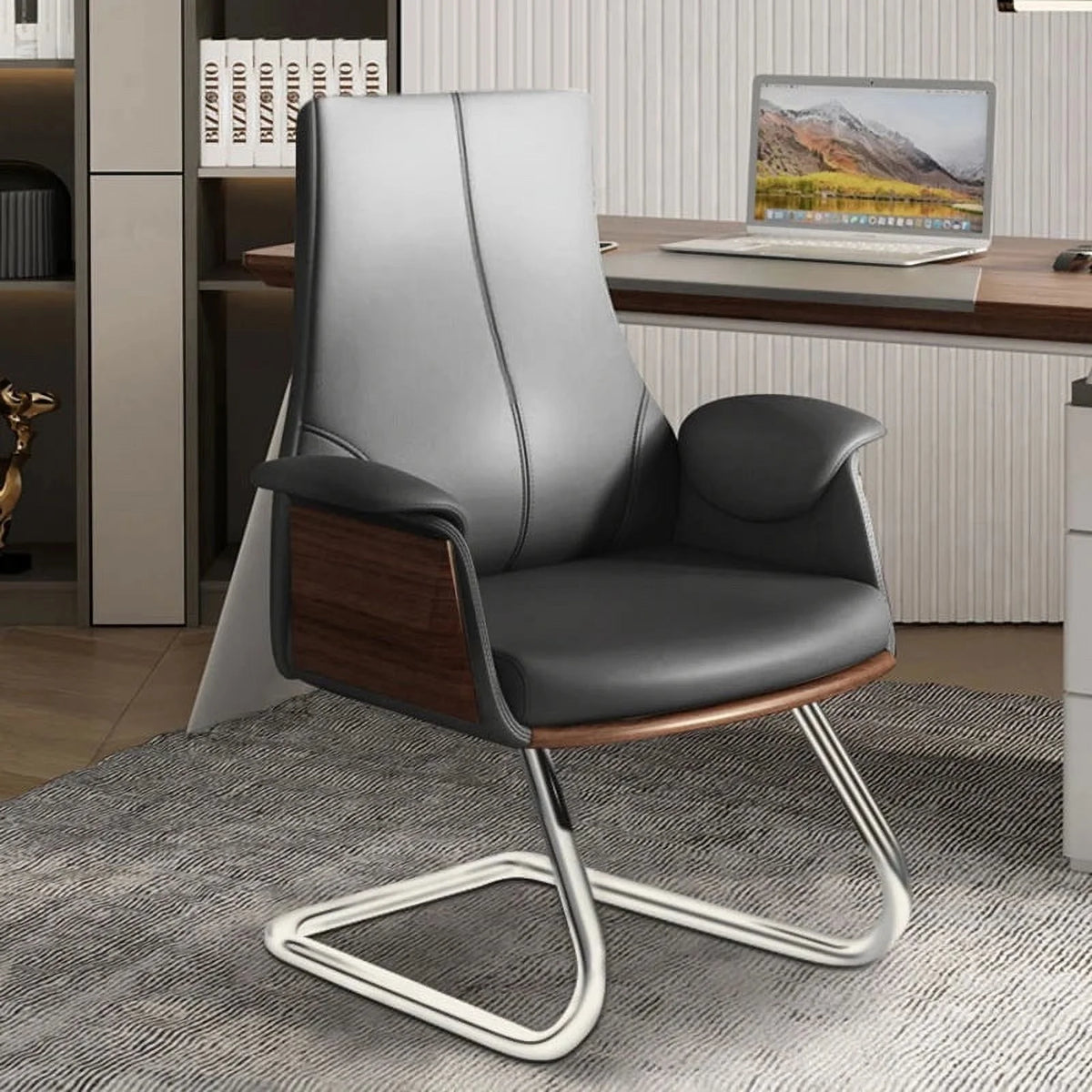Leather Office Chair Ergonomic Arm Chair G557465