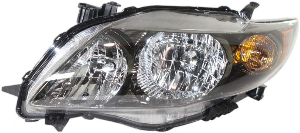Headlight Assembly Passenger Right Side with Bulbs T1328