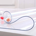 Clear PVC Table Cover Protector 44 x 72 inch T181