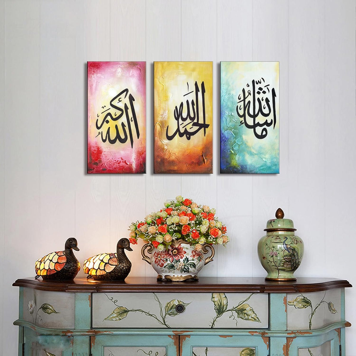 Pink Abstract Canvas Wall Art 28x60 inches G768782