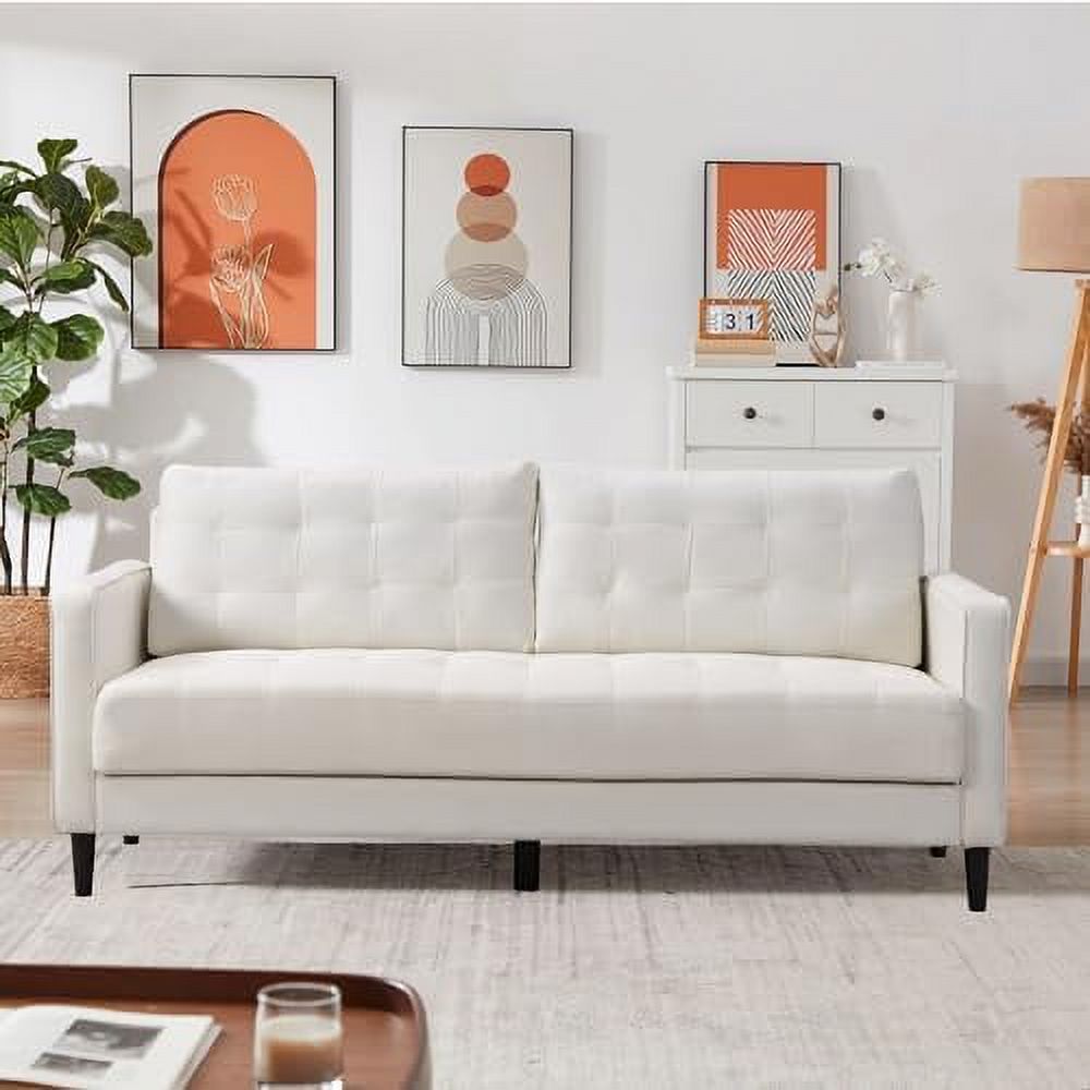 Green Velvet 3 Seater Couch with Tufted Cushion Z8779