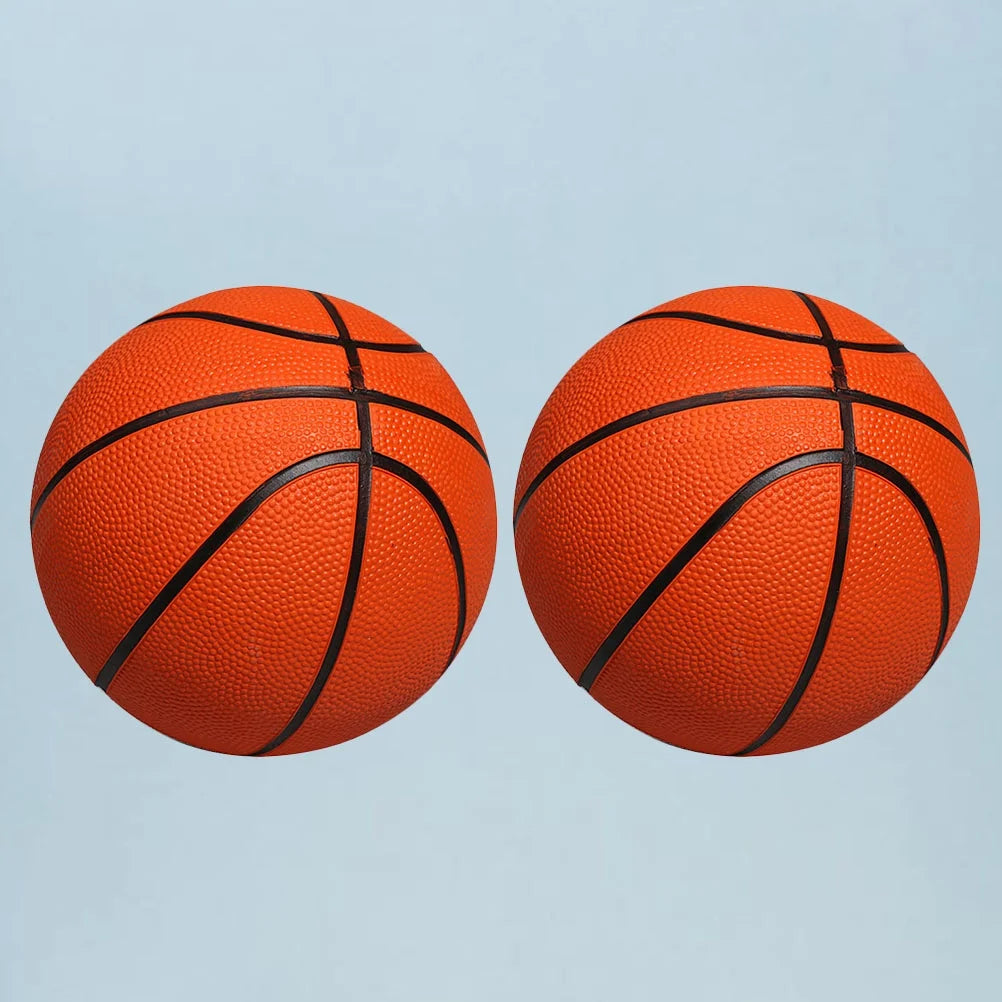 Orange 13CM Diameter Inflatable Desktop Basketball Toy S118
