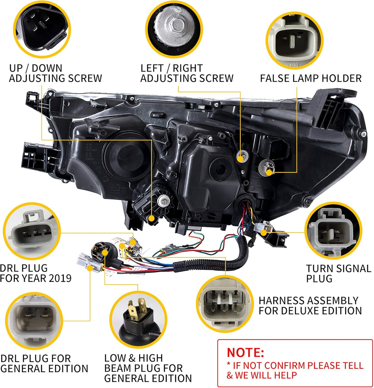 LED Headlights with Sequential Turn Signal F872862