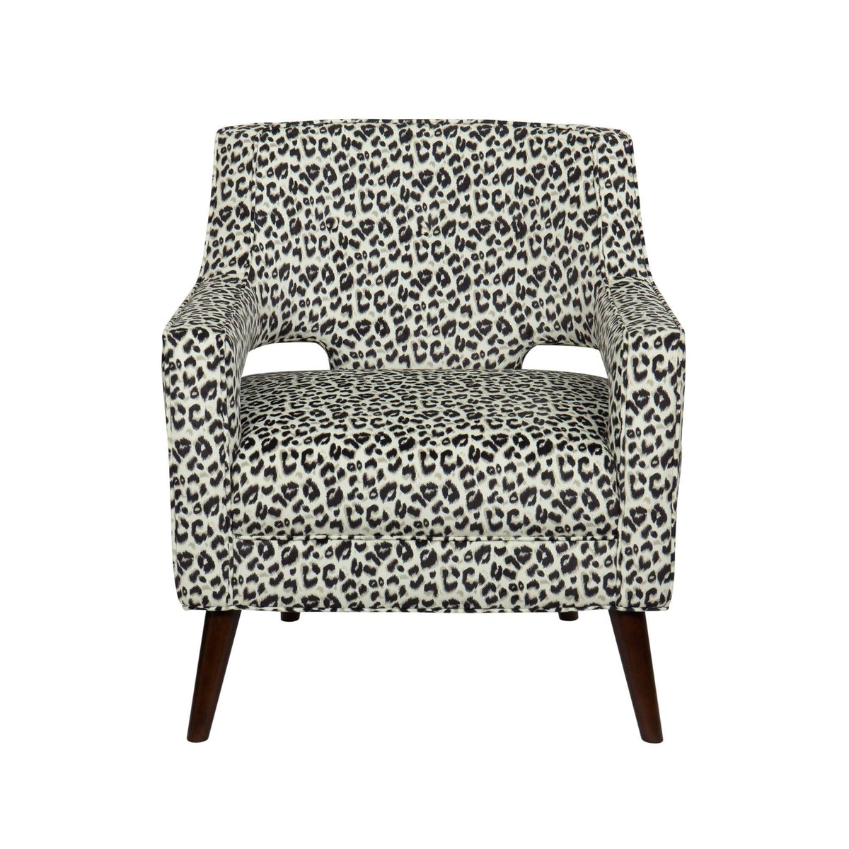 Blue Button Tufted Wingback Chair P4878