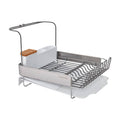 White Full-Size Expandable Dish-Drying Rack U207636