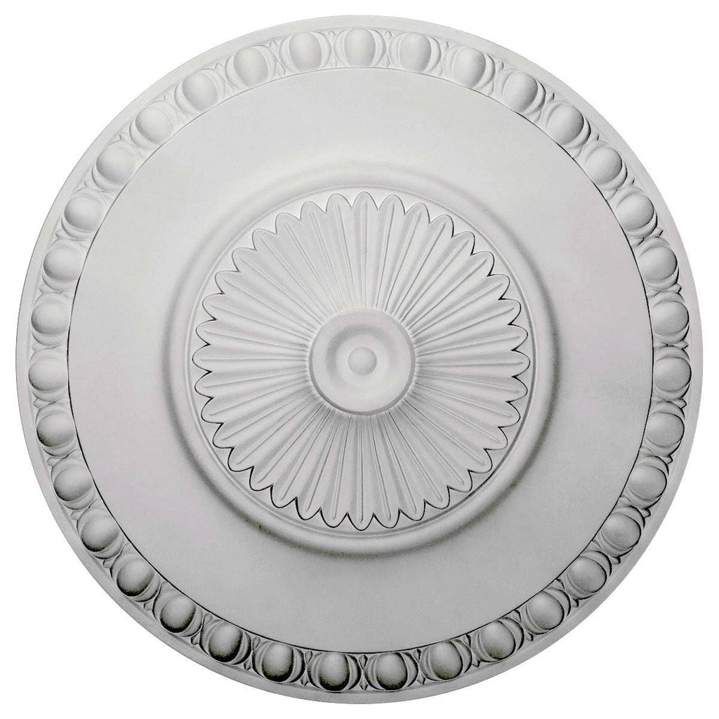 23 1/2x22OD x 3 1/4x22P Ceiling Medallion, Hand-Painted Flash Copper R3889