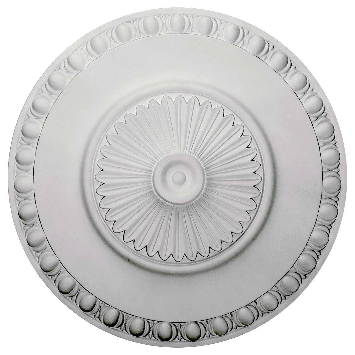 23 1/2x22OD x 3 1/4x22P Ceiling Medallion, Hand-Painted Flash Copper R3889
