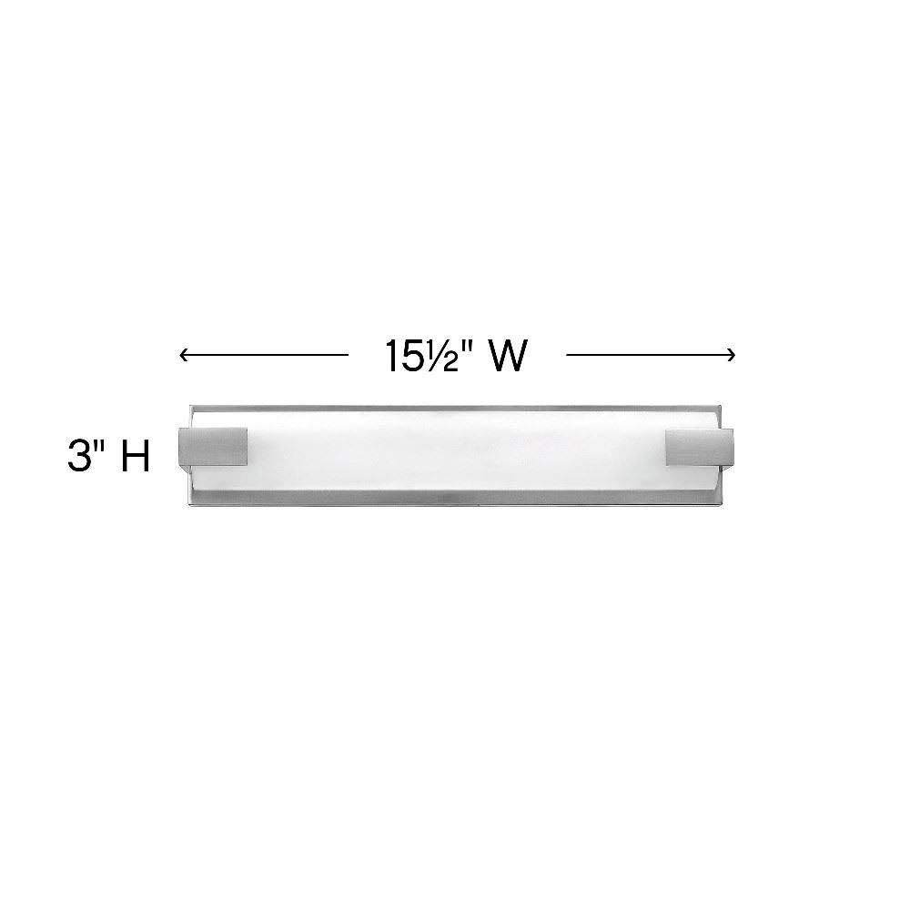 Brushed Nickel LED Bath A667219