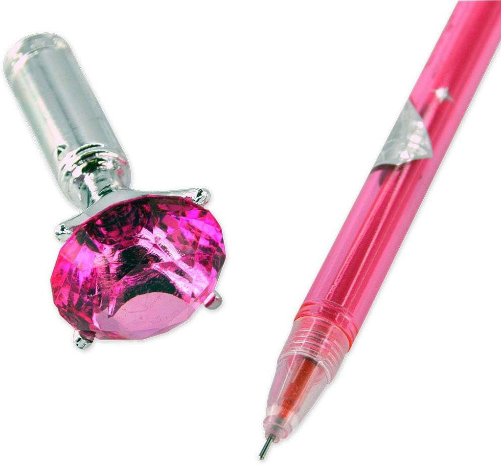24 Pc Gel Pens with Rhinestone Topper G196613