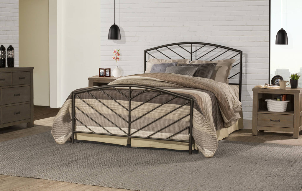 Queen Metal Headboard and Footboard R26591